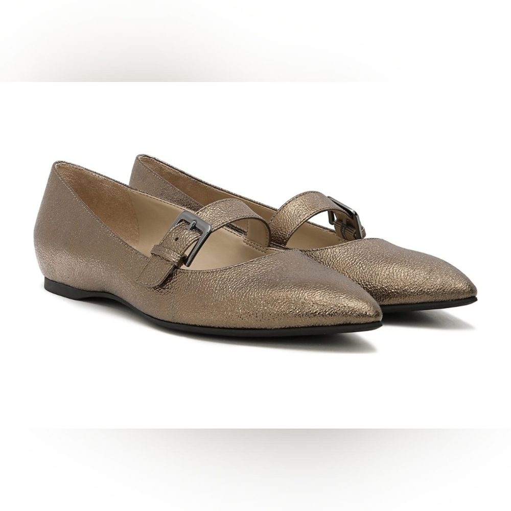 Naturalizer Bronze Truely Mary Jane Flats